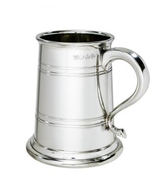 1 pint Fulwood Pewter Lined Tankard