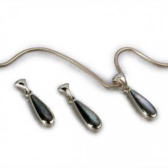 Black Mother of Pearl Set