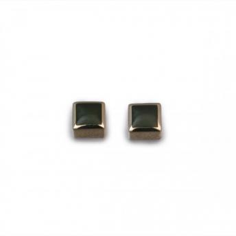 Nephrite Jade Ear Studs