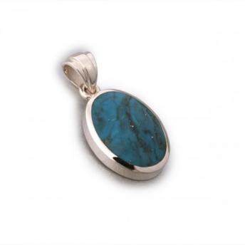 Turquoise Oval Pendant