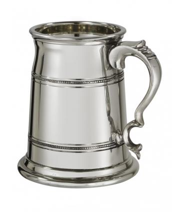 Old London 1 pint pewter Tankard  -Extra Heavy