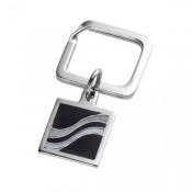 Onyx and Mother Of Pearl Key Tag