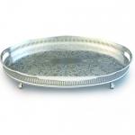 Oval Scallop Gallery Tray