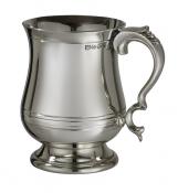 Extra Heavy Pewter Georgian 1 Pint tankard