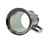 Hereford Satin Finish Glass Base 1 pint Pewter Tankard